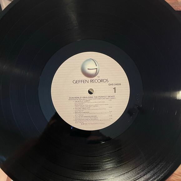 Don Henley - Building The Perfect Beast LP vinyl record rock - Picture 3 of 4